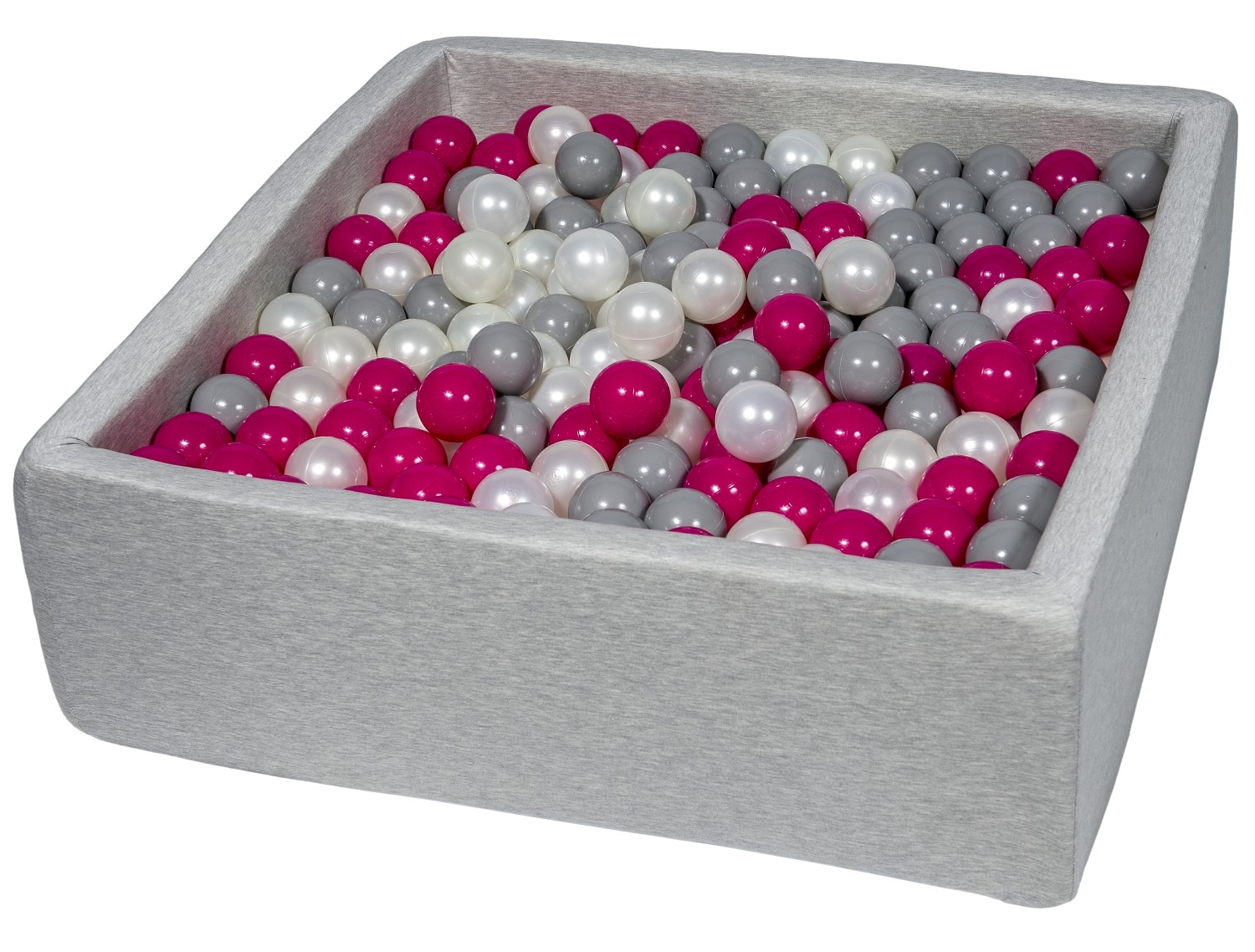 Soft Jersey Baby Kids Children Ball Pit with 450 balls, Gift, 90x90 cm - Picture 21 of 24