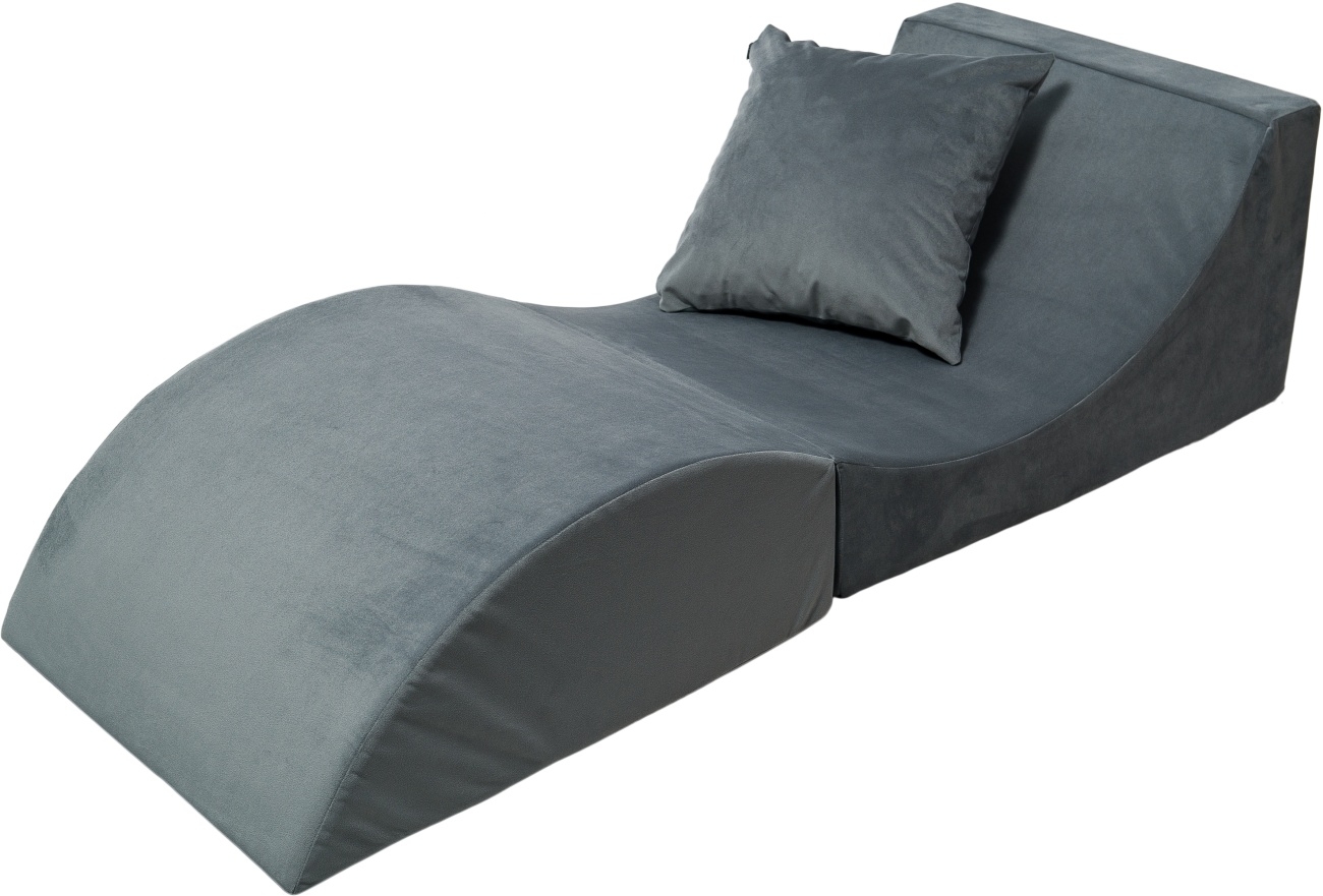 Tumbona relajante sofá relax sillón relajante cubo de asiento taburete mesa de centro mesa auxiliar - Imagen 22 de 25